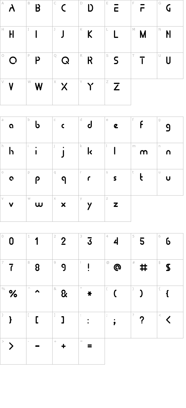 Tomorrow People character map