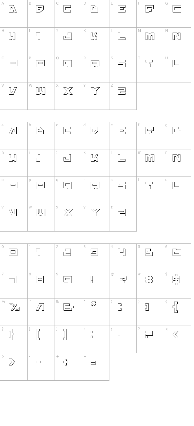 trajia-shadow character map