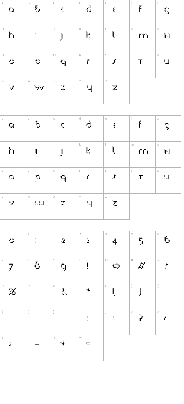 TschicholdsShades character map