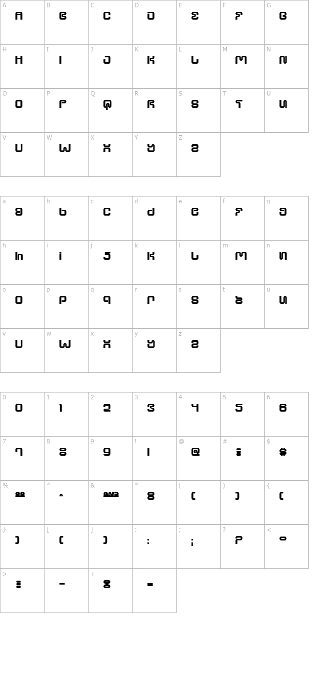 ultra-supervixen-honeyed-out character map