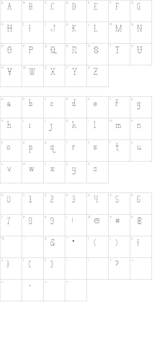 vloderstone-lite-beta character map