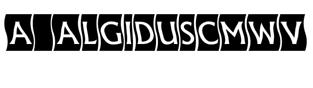 a_AlgidusCmWv font preview