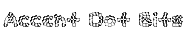 Accent Dot Bits 2 font preview