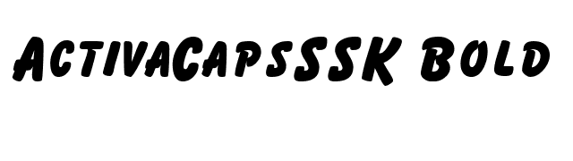 ActivaCapsSSK Bold font preview