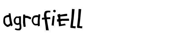 AgrafieLL font preview