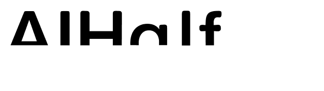 AIHalf font preview