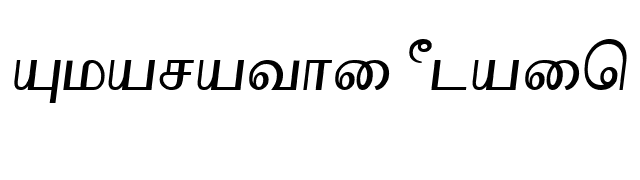 Akarathi Plain font preview