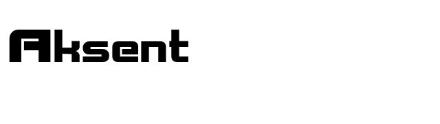 Aksent font preview