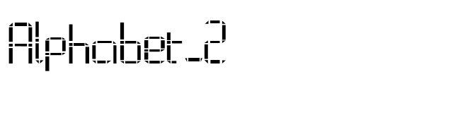 Alphabet_2 font preview