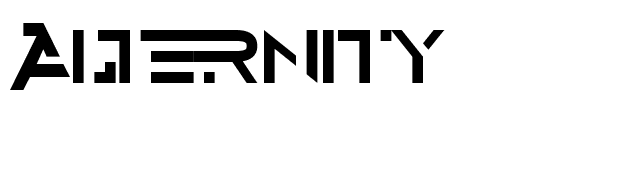 Alternity font preview