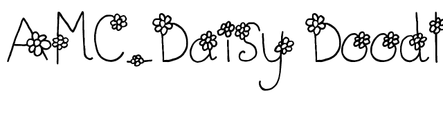 AMC_Daisy Doodle font preview