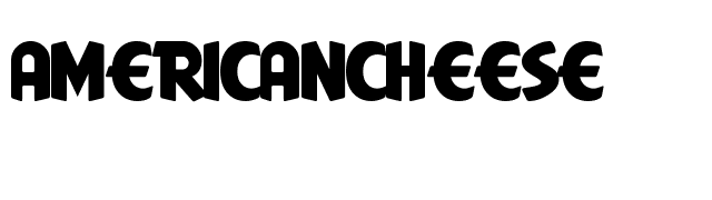 AmericanCheese font preview