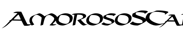 AmorosoSCapsSSK font preview