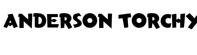 Anderson Torchy the Battery Boy font preview