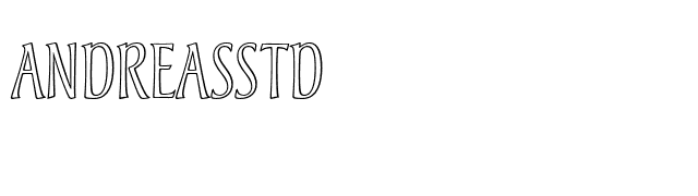 AndreasStd font preview