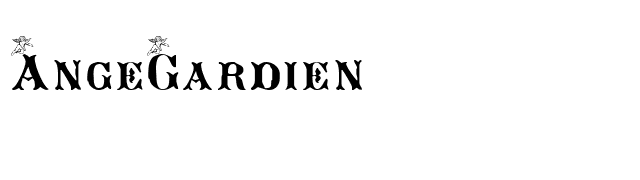 AngeGardien font preview