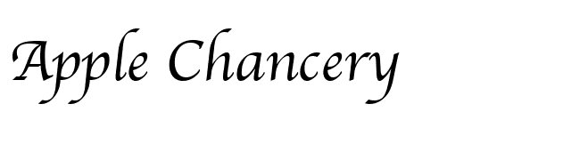 Apple Chancery Font Fontpalace Com