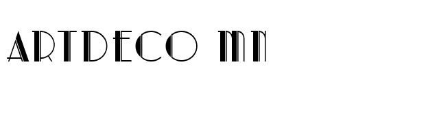 Artdeco MN font preview