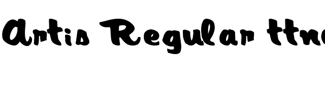 Artis Regular ttnorm font preview