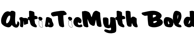 ArtisTicMyth Bold font preview