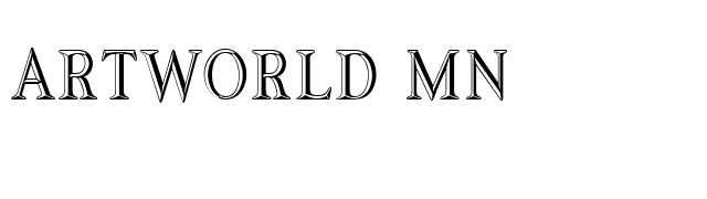 ArtWorld MN font preview