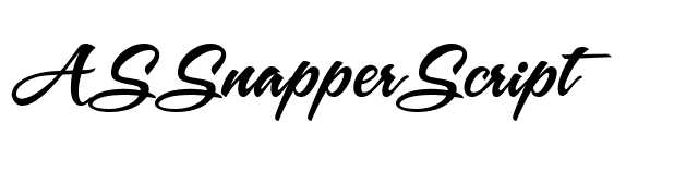 ASSnapperScript font preview