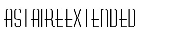 AstaireExtended font preview