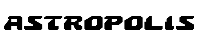 Astropolis Expanded font preview