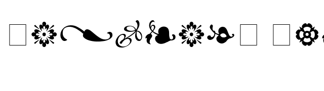 Atlantix Ornaments SSi font preview