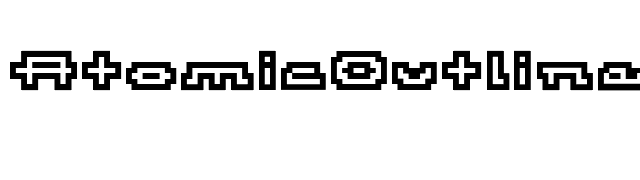 AtomicOutline font preview