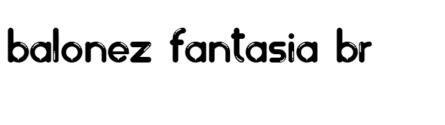 balonez fantasia br font preview