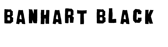 Banhart Black font preview