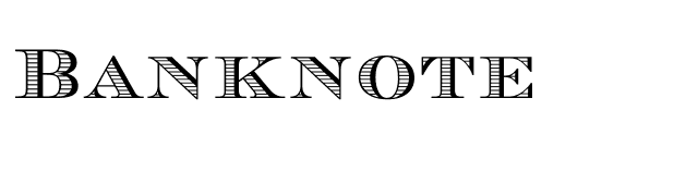 Banknote Font - FontPalace.com