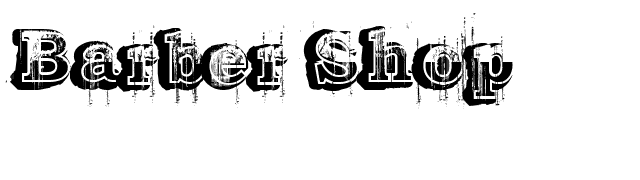 Barber Shop font preview