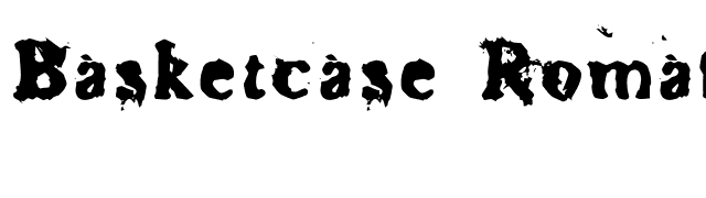 Basketcase Roman font preview