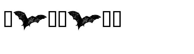 BatBats font preview