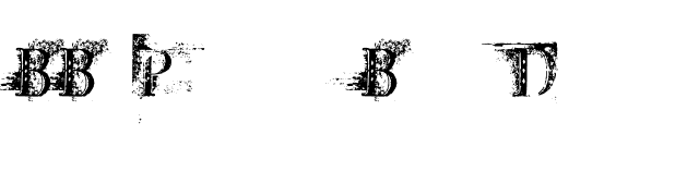 BB Petie Boy Destroyed font preview