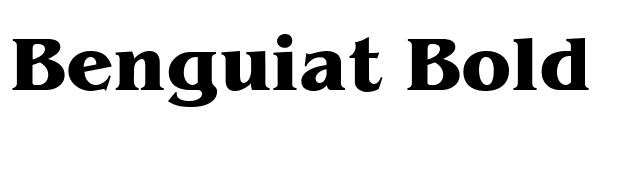 Benguiat-Bold font preview