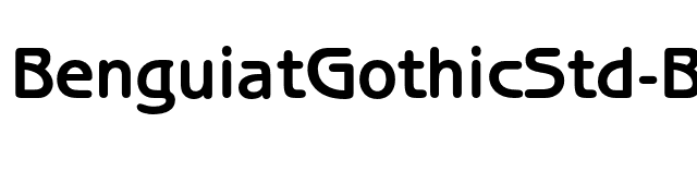 BenguiatGothicStd-Bold font preview