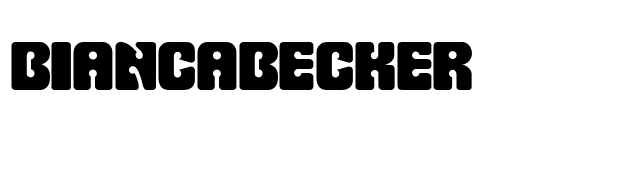 BiancaBecker font preview