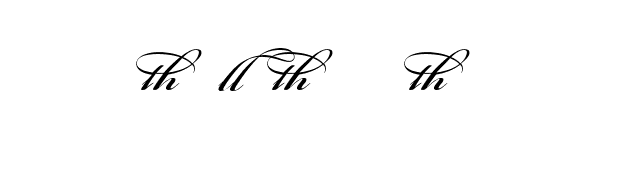 Bickham Script MM Ligatures_600 wt font preview