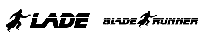 Blade Runner Movie Font font preview