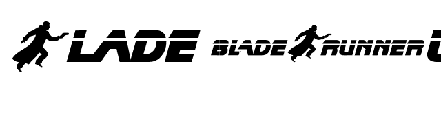 Blade Runner Movie Font 2 font preview