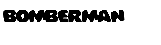 Bomberman font preview