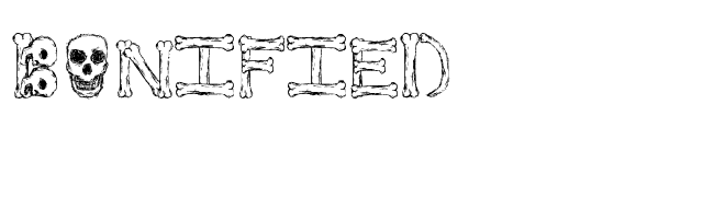 Bonified font preview