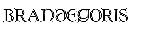 Brandegoris font preview