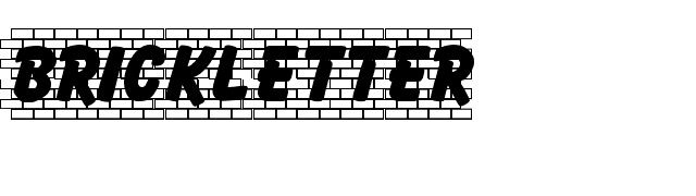 Brickletter font preview