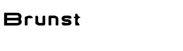 Brunst font preview