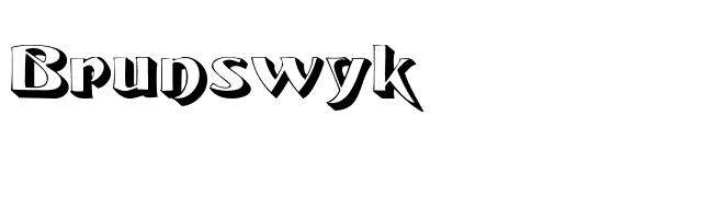 Brunswyk font preview