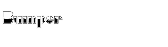 Bumper font preview